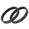 2pcs 132mm Rubber Closed Loop Timing Belt Synchronous Belt Fit for VS4‑10 Axial SCX10 II III