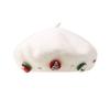 Woolen Christmas Beret Solid Color Painter Hat Artist Hat Wool Beret  Girl