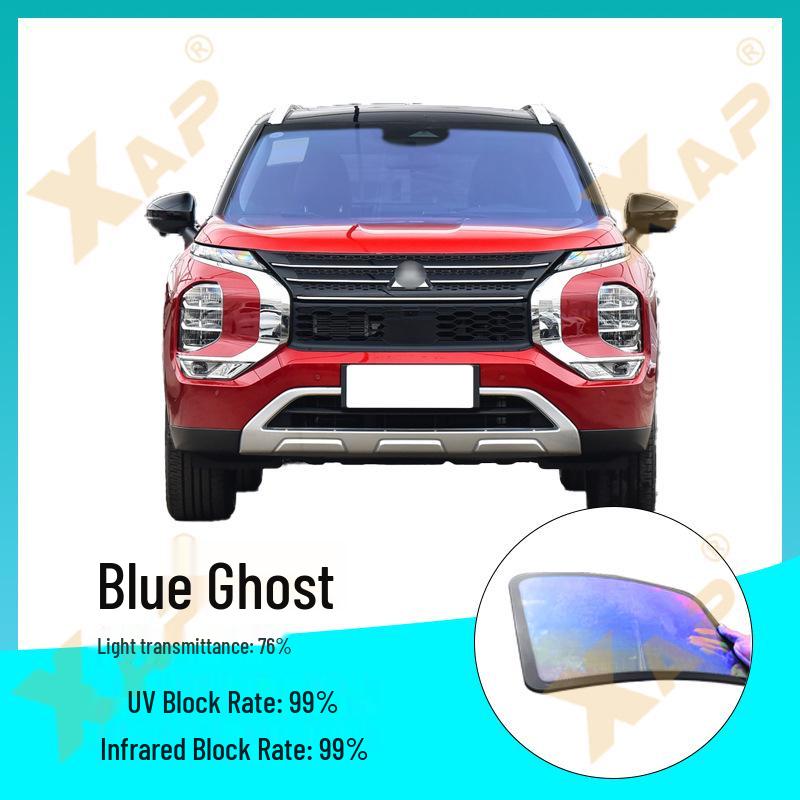 Cross-Border Car Window Film: Colorful HD Heat Insulation, Explosion-Proof, Sun Protection, Privacy Film for Front Windshield.