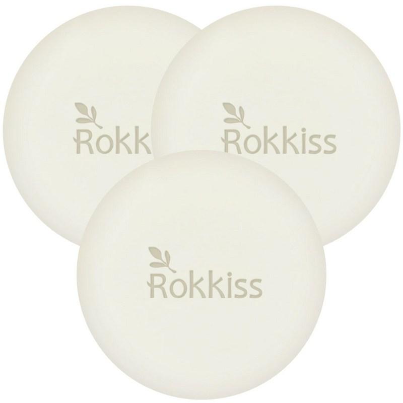 Rocky's White Rice Bran Aged Soap, 100g x 3 pcs