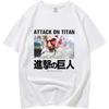 Ubeisy AOT T-Shirt Attack Titan Cosplay Print Japanese Manga Hip Hop Tee Shirt Summer Fashion Top Shirts Unisex