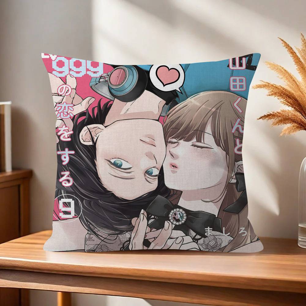 Anime My Love Story With Yamadakun At Lv Personalized Picture Text Home Decorative Pillows Household Gifts Xcm