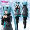 21 ס"מ דמות אנימה סקסית של Hatsune Miku, דמות פעולה אופנתית של Miku מתרבות המשנה, מתנת חג המולד, דגם אספנות מ-PVC, בובות צעצוע