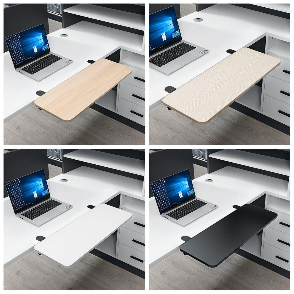 

Эргономичный дизайн настольная удлинительная панель ореховая деревянная полка для клавиатуры офисная