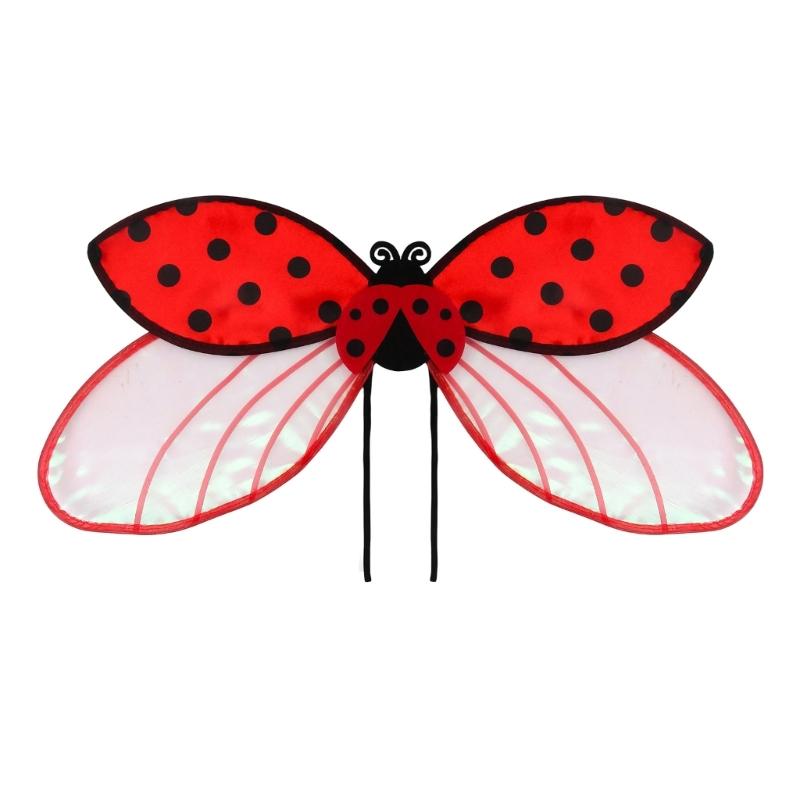 Realistic Ladybugs Wing For Halloween Cosplay And Themed Parties Easy Wear Design Safe Role Play Wing For Children