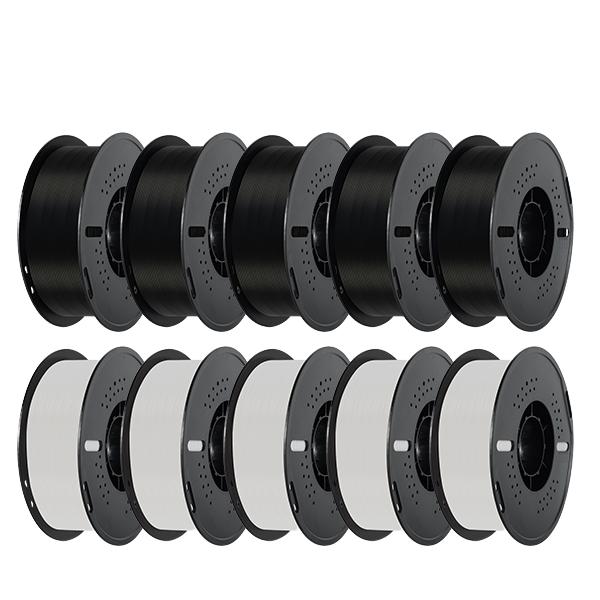 PETG Filament 1.75mm High Precision 3D Printing 240C Moulding PETG&3D Printing Filaments&PETG чёрный