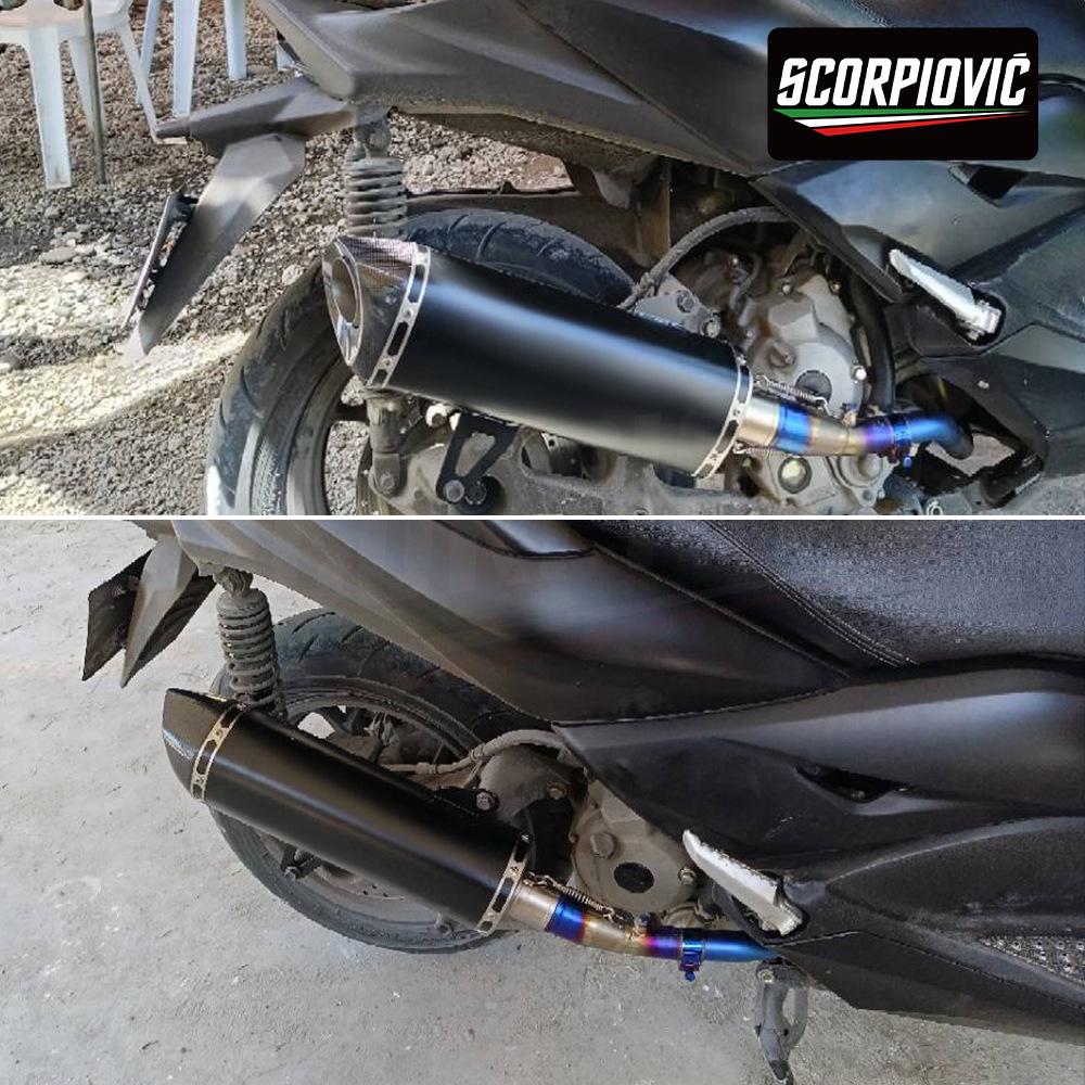 XMAX300 Motorcycle Scooter Exhaust Muffler, Easy Install (2017-2023)