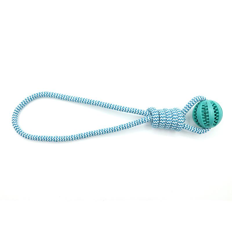 

Pet Toys, Durable Dog Rope Knots, Rubber Balls for Grinding Teeth To Relieve Boredom, Dog Toys That Can t Be Bitten, Puppy Supplies, String Balls Small синій