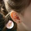 10Pieces Stylish Dis Designed Ear Plugs Fashionable Earplug Backs Practical Earplug Locking Clip for Active Music Lovers