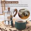 Silicone Sealing Ring Aluminum Replacement Filter 1 Cup For Stove Top Espresso Maker Replacement Filler Parts Set Includes 1 Filter and 3 Upgraded