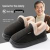 Men's Non-Slip Cotton Slippers - 2025 Autumn/Winter Indoor Warm Wrap-Heel for Seniors