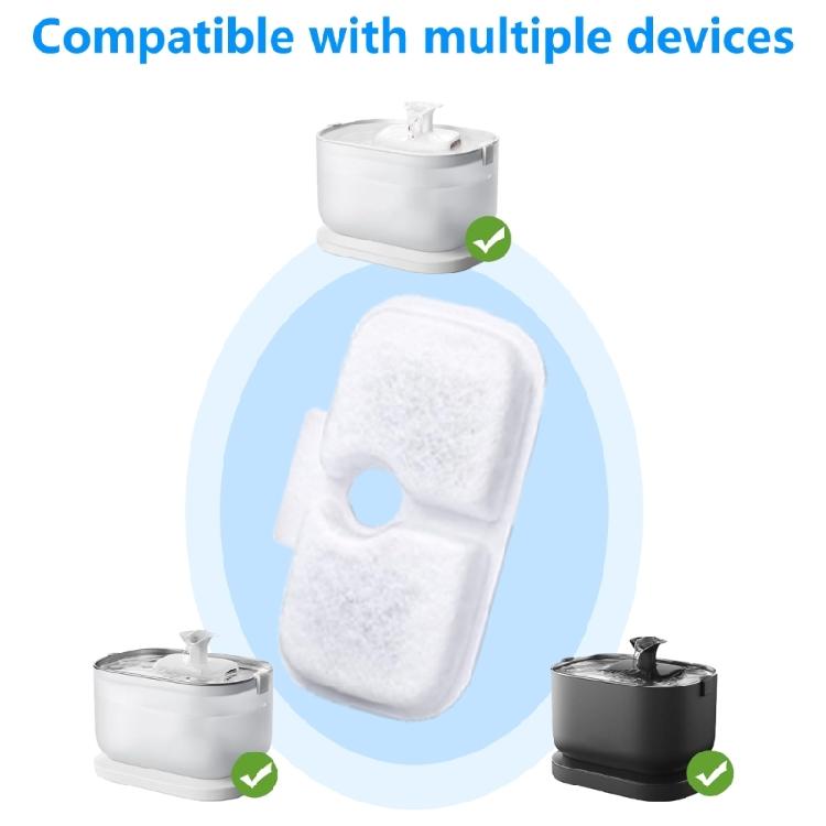 Pack of 4 Replacement Filters Optimizes Your Pet Drinking Routine Cats Fountain