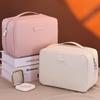 Urban Minimalist Makeup Bag With Waterproof Pu Material For Travel And Daily Use