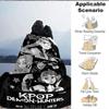 1pc K Pop Demon Hunters Flannel Blanket, Soft Skin Friendly with Digital Printing, Various Sizes Available for Family, Friends, Birthday
