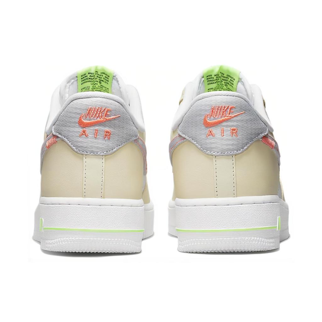 New Nike Air Force 1 '07 LV8 'Just Stitch It White Shade Green' FB1852-111