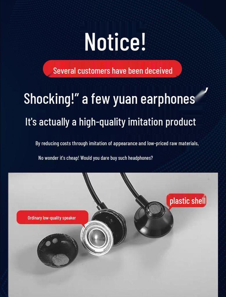 High-End Wired Professional Karaoke Headphones, Nylon Type-C, Universal for OPPO, Xiaomi, Vivo