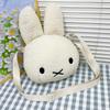Cute Miffy Plush Backpack Girl Shoulder Crossbody Mobile Phone Storage Bag Children's Toy Home Decoration Gift