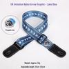 Ukulele and Guitar Strap - Striped Polyester Cotton with Thickened PU Leather