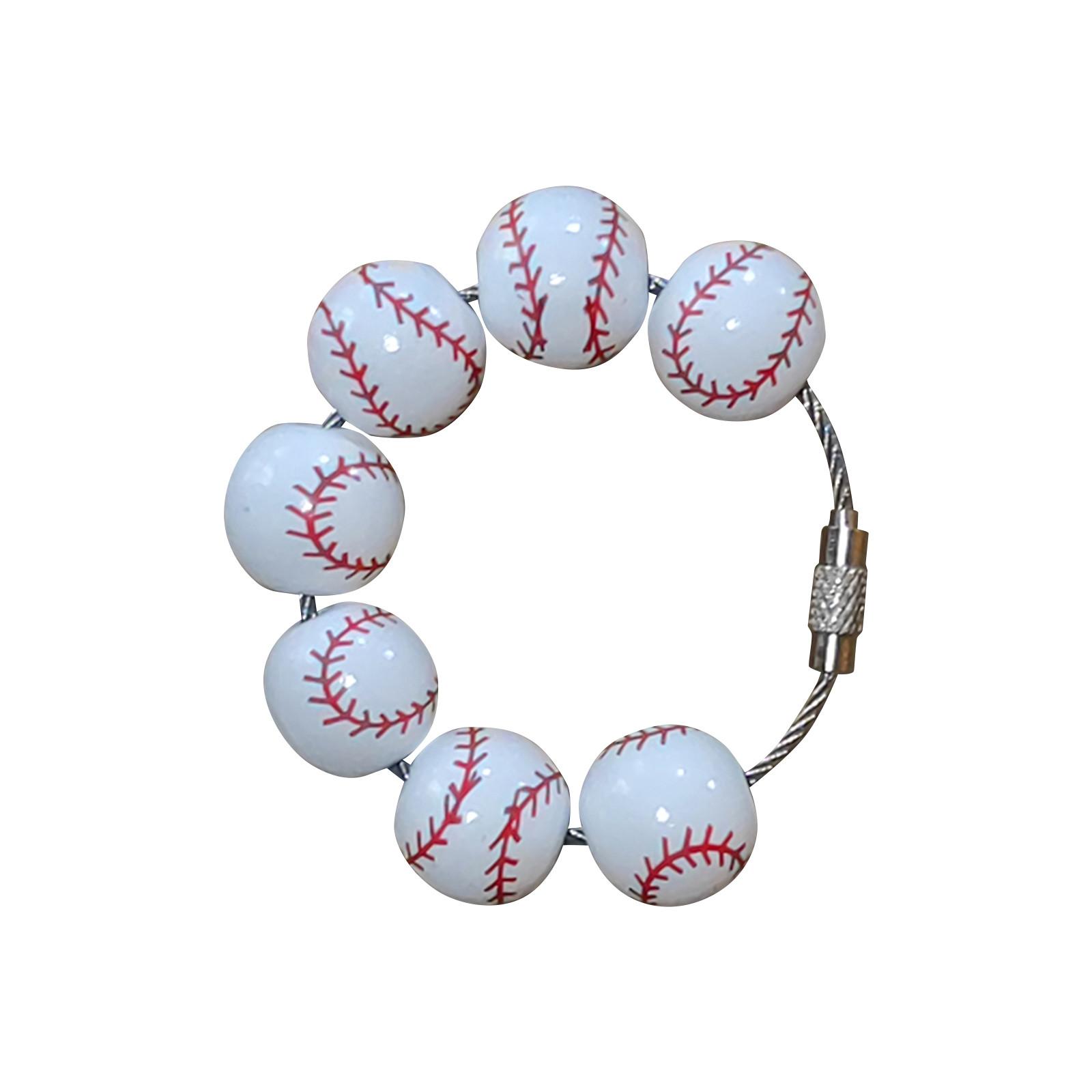 

Подвеска для спортивной сумки, аксессуары из деревянных бусин для сумки, пляжная большая сумка, креативная подвеска для пляжной сумки для бейсбола, баскетбола, футбола One Size