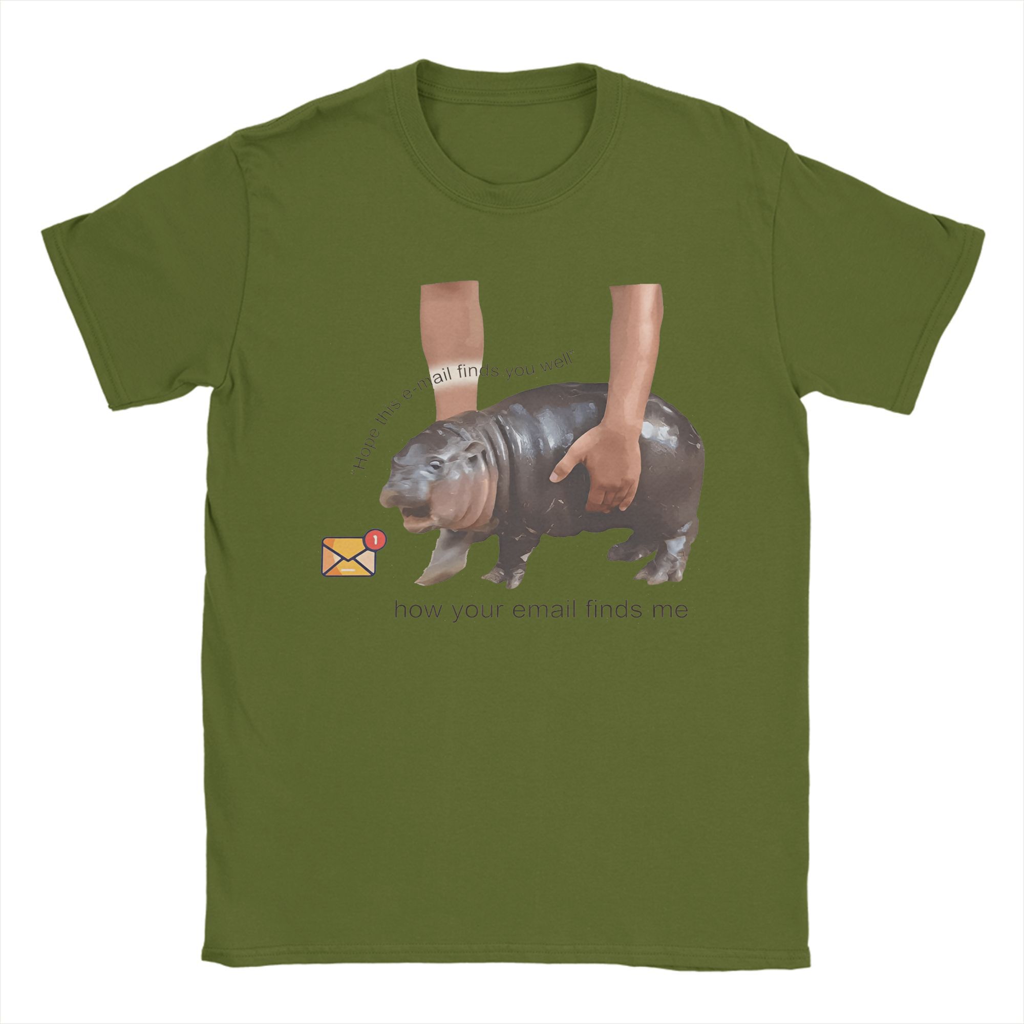 

Email Moo Deng T Shirt Summer Cotton T-Shirts For Adult Harajuku Pattern Tshirt Short-Sleeved Funny Tees 4XL