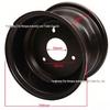 Dinosaur Steel Rims & Tires for Little Bull ATV (16x8-7 Inch, Three-Hole Hubs)