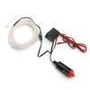 Transparent Green LED Car Decor Atmosphere Wire Strip Light Lamp Accessories