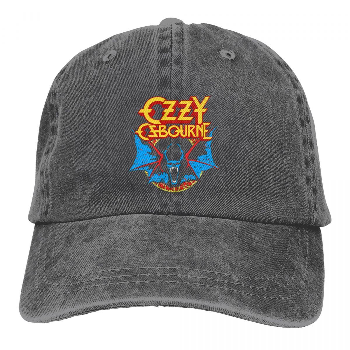 

Бейсболка Ozzy Osbourne Rock Bat Prince Of Darkness Merch Vintage Distressed Denim Headwear для жінок унісекс One Size
