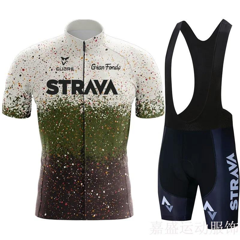 Men Women Cycling Jersey Set Short Sleeve Quick Dry Bike Outfit Custom Print Ride Gear