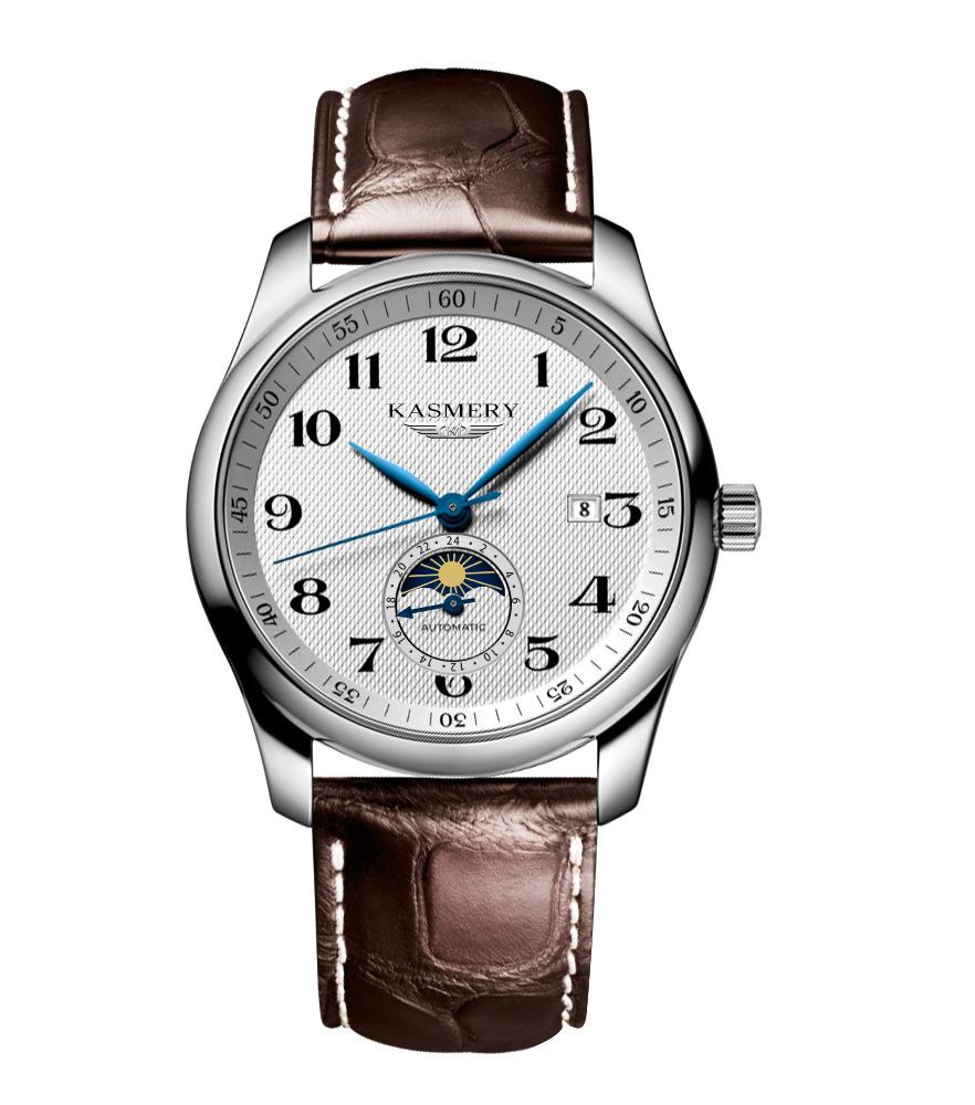 Ikay Men S Watch Famous Craftsman Series Moon Phase Men S Watch Multifunctional Waterproof Automatic Mechanical Watch