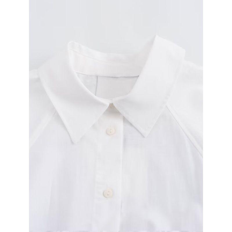 Kaslead New Arrival Women's Clothing Fashion Style Fashion All-Match Minimalist Stretch Short Shirt 9479062 251