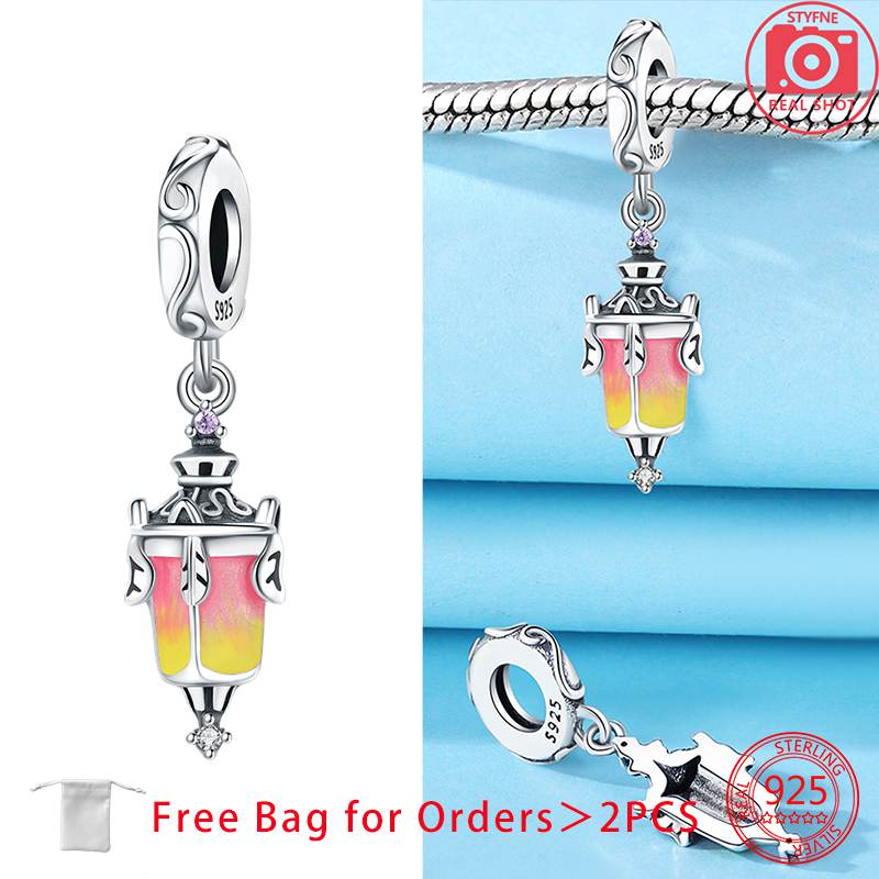 Fairy Tale Series Merry-go-round Ferris Wheel Princess Prince Charm Bead Component Copper Metal Bead Components Pendant Bead Component Compatible -A2860