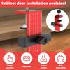 Cabinet Door Installation Tool Aluminium Alloy Cabinet Door Mounting Jig Precise Cabinet Door Installation Positioner Adjustable