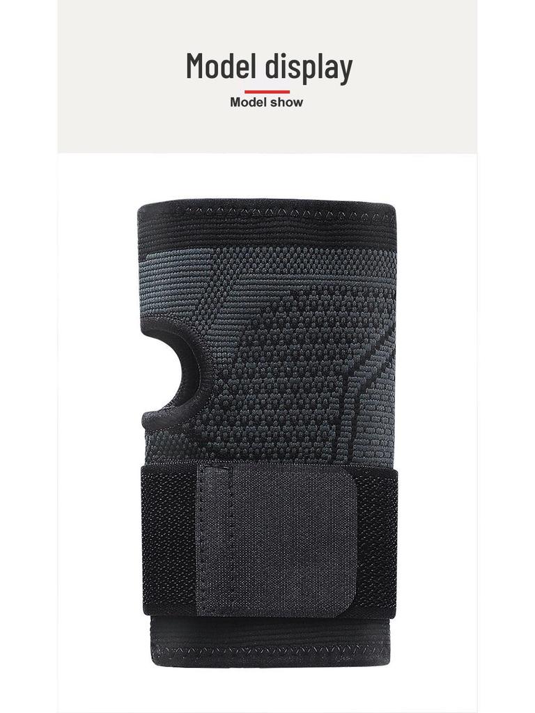 Knitted Palm Protector: Breathable Compression Wrap for Weightlifting & Fitness Support