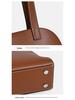 2025 Women's High-End Cowhide Dumpling Bag - Versatile Solid Color Shoulder Bag