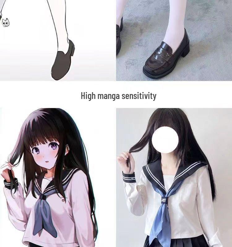 Originální JK Campus Kreslená Uniforma: Bílý námořnický oblek ve stylu vysokoškoláka druhého ročníku pro ženy