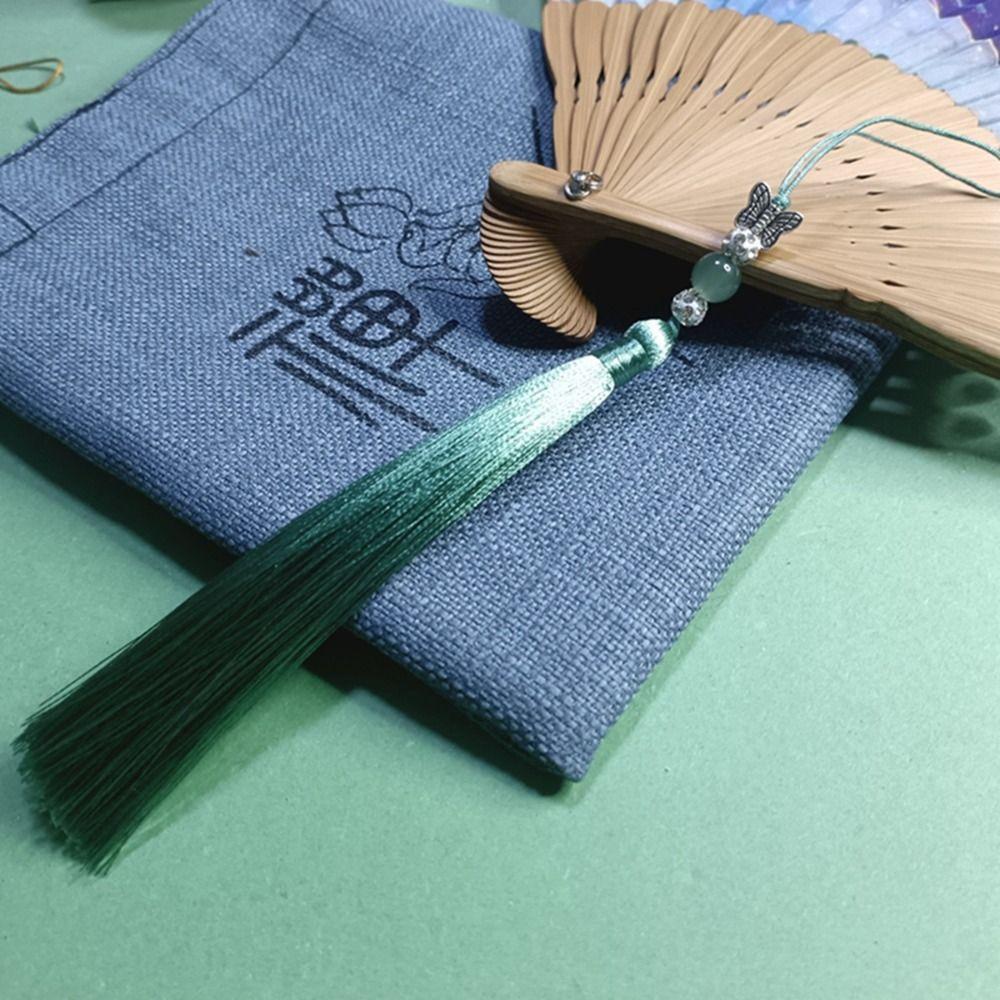 DIY Crafts Bookmark Tassels Lucky Phone Pendant Chain Keychain Tassel Car Keyring  Gift