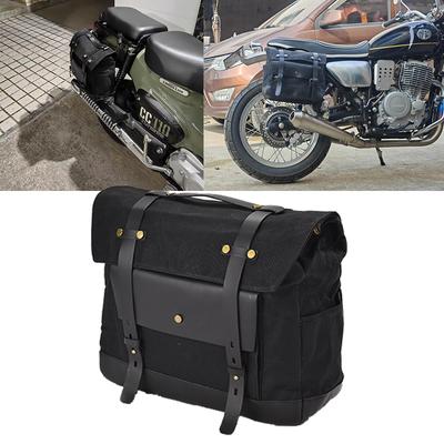 Bolsa Lateral para Motocicleta Para Sportster Softail Dyna Cruiser Moto MotoCross Bolsa Universal Bolsa de Selim Bagagem para Motocicleta