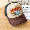 American Retro Baseball Cap Mesh Breathable UPF50+ Unisex Hip Hop Streetwear Adjustable Vintage Sun Hat