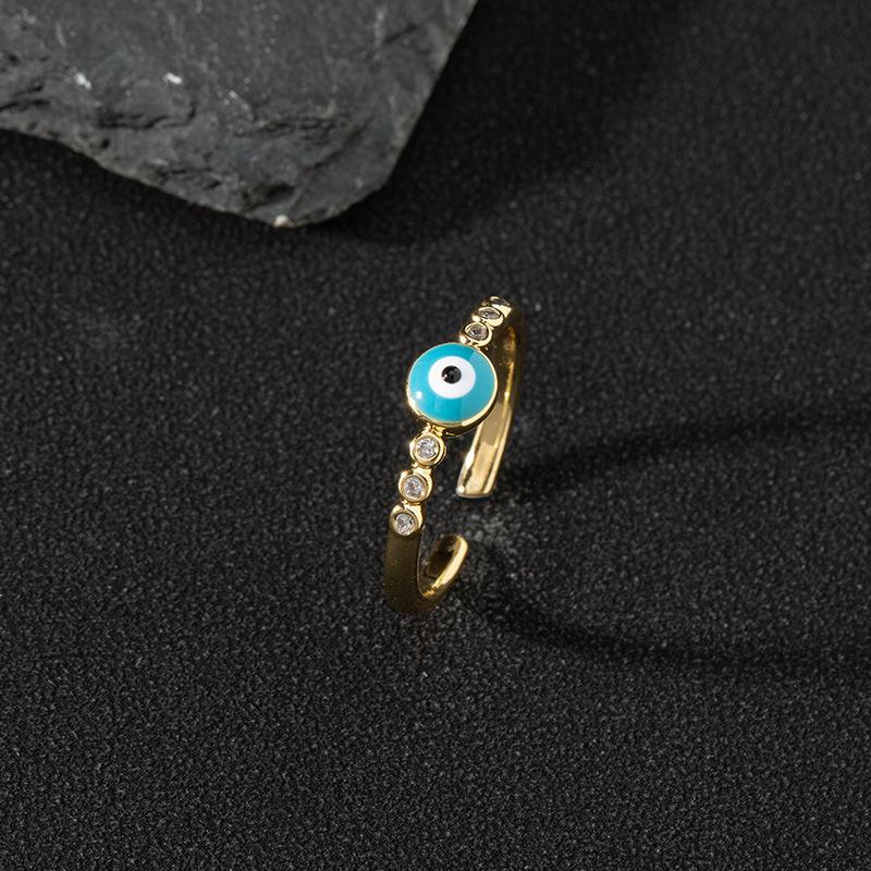 Teufelsauge Öffnungsringe Retro Fingerring Damen Party Schmuck Zubehör Geschenke