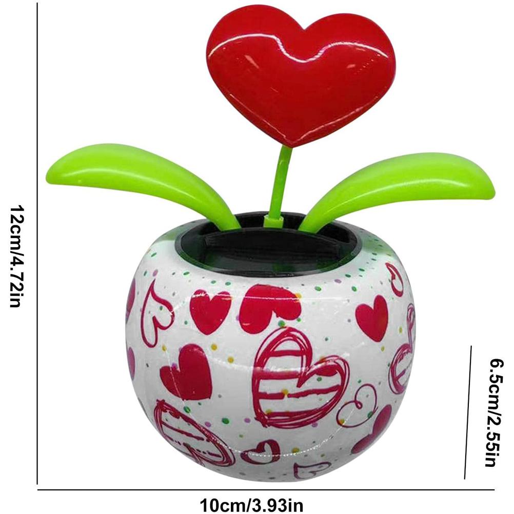 

Solar Powered Dancing Flowers Swinging Ornament Electric Bobblehead Solar Flowers Toy for Car Home Decoration Gift