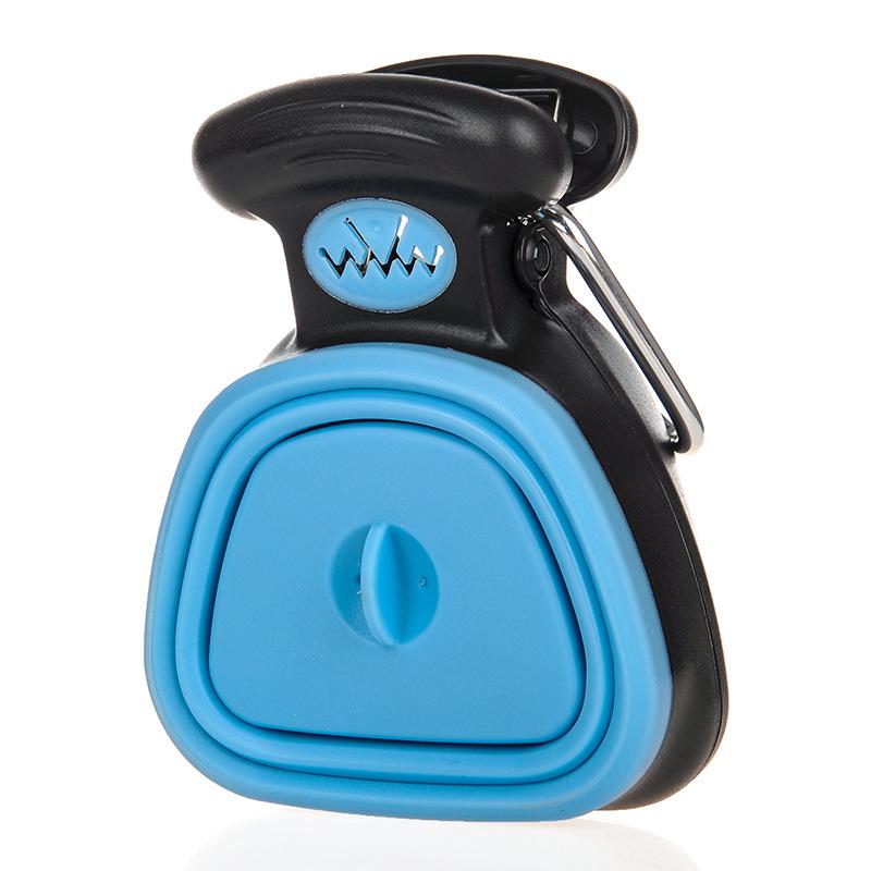 Dog Pet Travel Foldable Pooper Scooper With 1 Roll Decomposable Bags Poop Scoop Clean Pick Up Excreta Cleaner Tools Pet Products Decoration