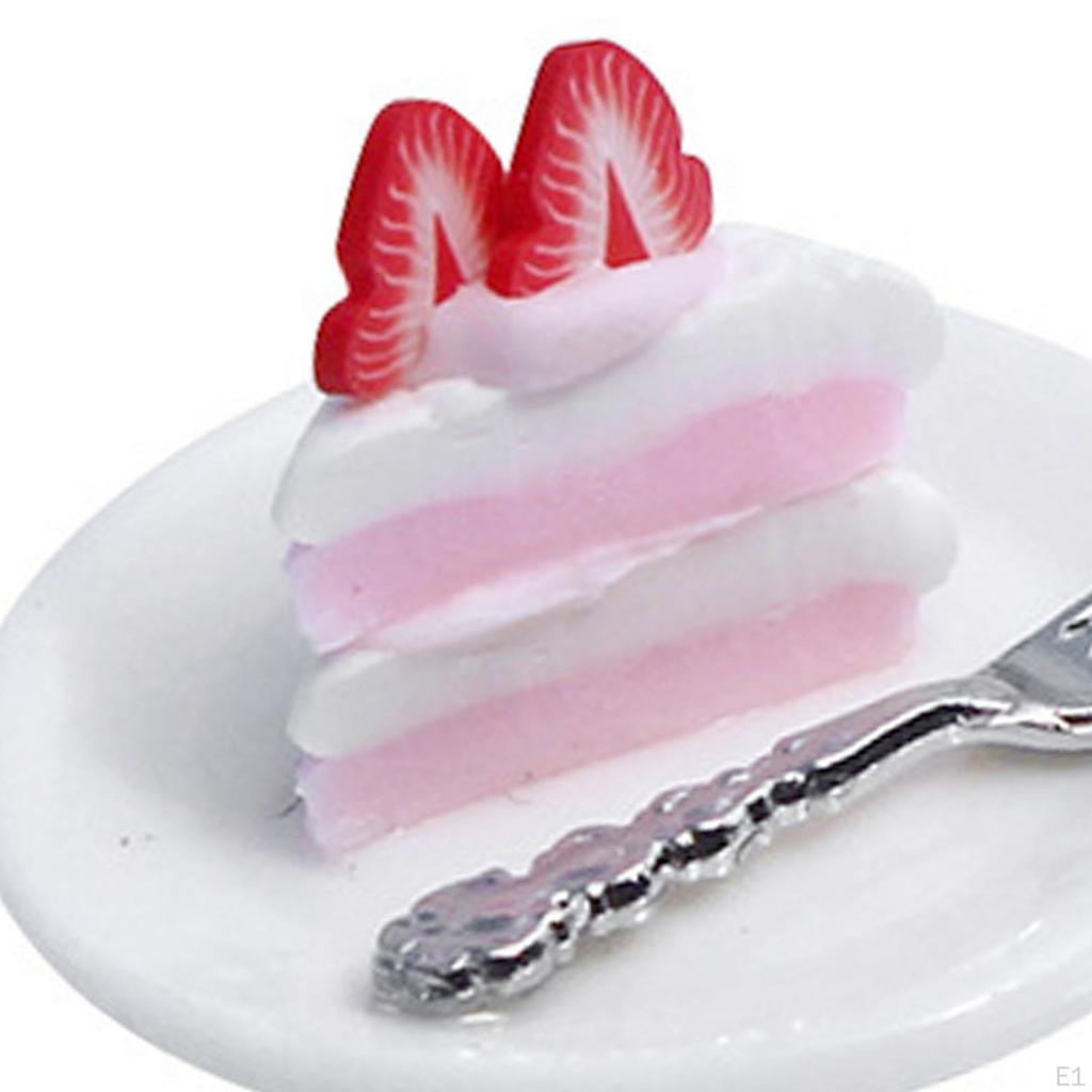 1/12 Dollhouse food Cake Miniatures Kitchen for Kids Boys Girls