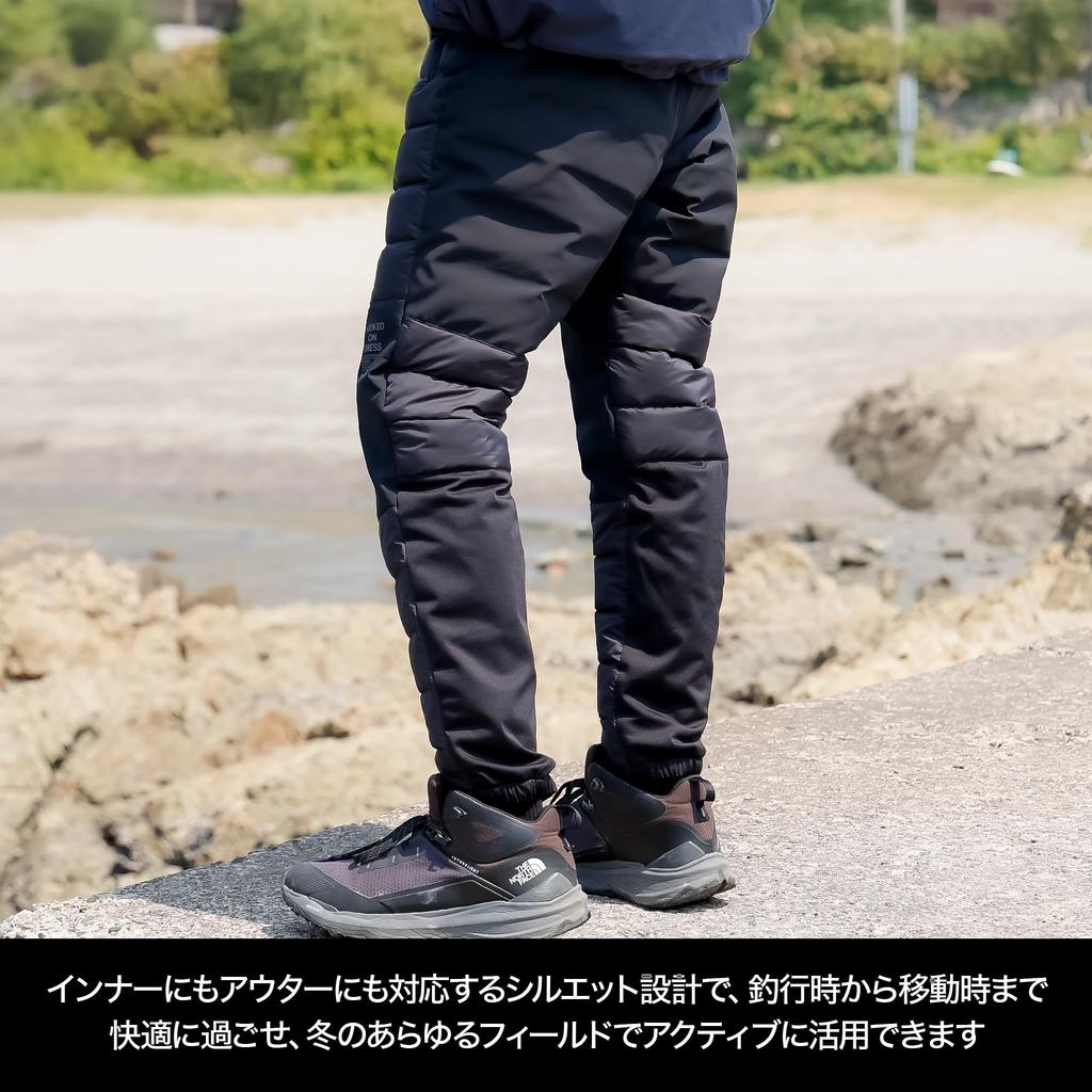 Dress Active Thermo Size Down Plus Fishing Wear Pants, L, Fishing, Warm, Cold-Proof, Windproof, Pants, Sizes,