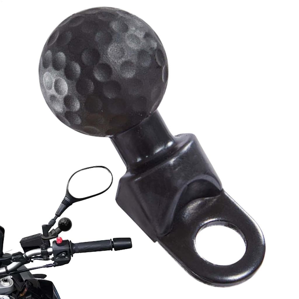 Angled Head Adapter Ball Shock Absorbing Alloy Ball Base U-Shaped Motorcycle Phone Holder Cycling Accessories for Bike