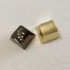 Elegant Zinc Alloy Keycap Matte Gold Finish For Mechanical Keyboards Enhances Typing