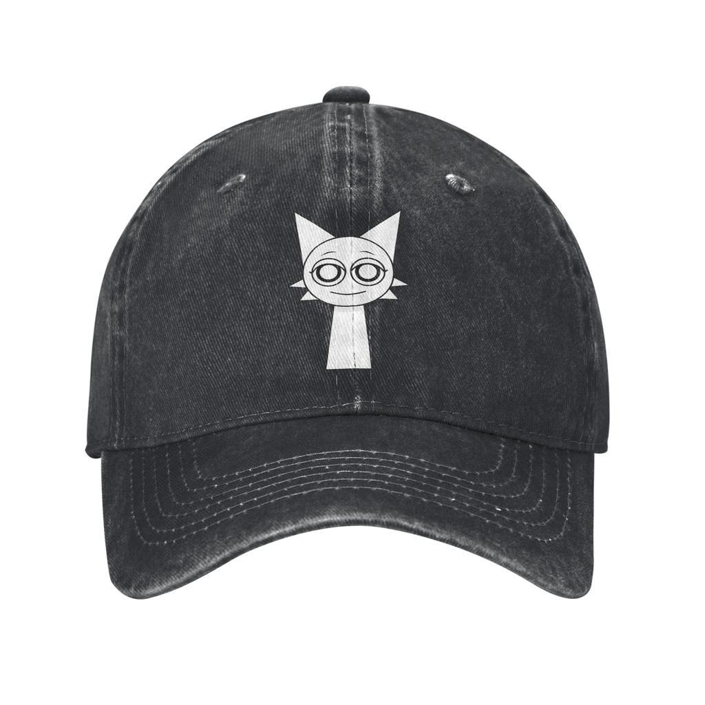 Sprunkis Cartoon Unisex Baseball Caps Cartoon Game Distressed Denim Washed Hats Cap Outdoor Activities Adjustable Headwear