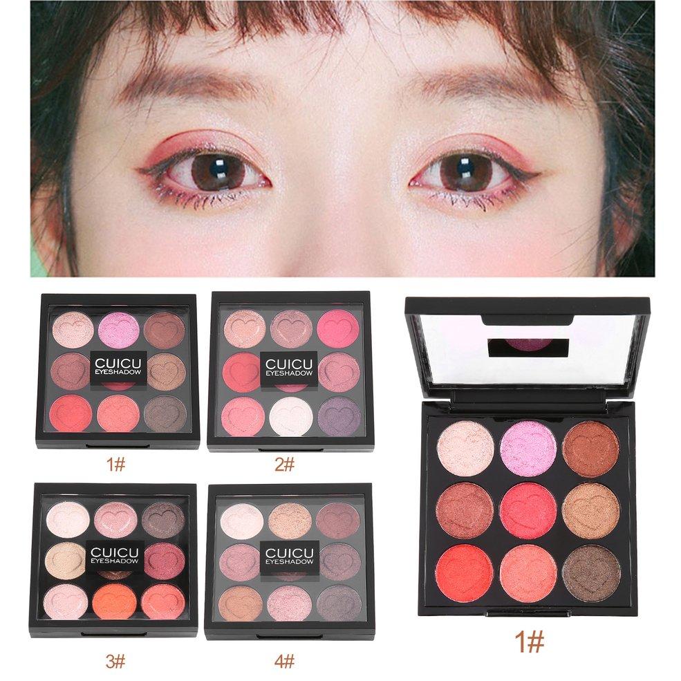 Buy SX Shiny Longlasting 9Colors Beauty Eyeshadow Waterproof