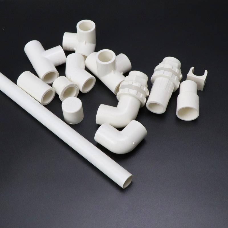 white 16mm Garden PVC Connector Fittings Straight 90 ° Elbow Tee Water Pipe Adapter Aquarium Water Supply 5-Way Joint