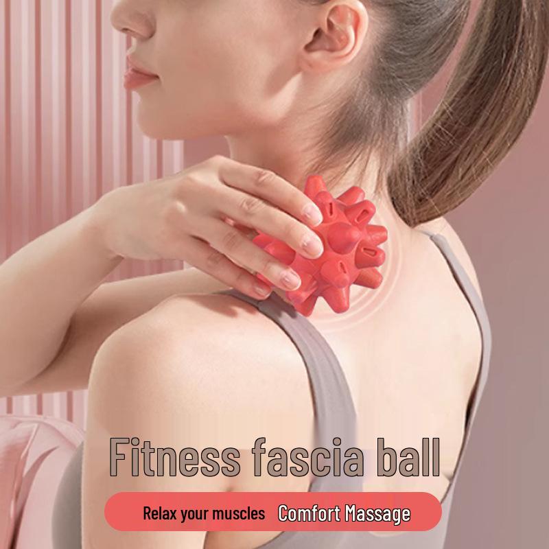 Multifunctional Hedgehog Massage Ball: Fascial, Meridian, Acupoint, Fitness Roller for Foot Massage.