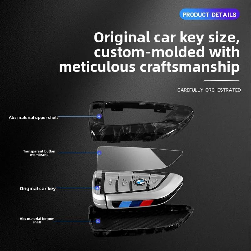 AAG1 Car Remote Key Case Cover Shell Bag For BMW 530i 550i 320i 1 2 3 4 5 Series 118i 225i M240i F20 F21 F30 F31 F25 F01 F02
